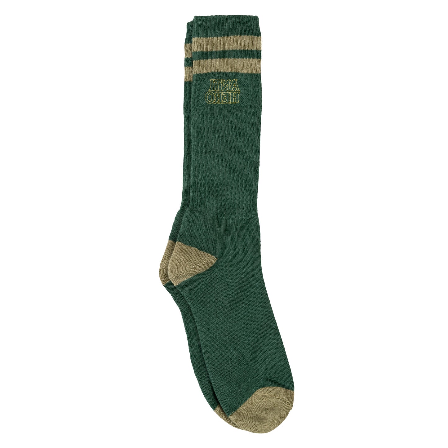 Anti-Hero - BlkHero - Socks - Forrest Green / Camel