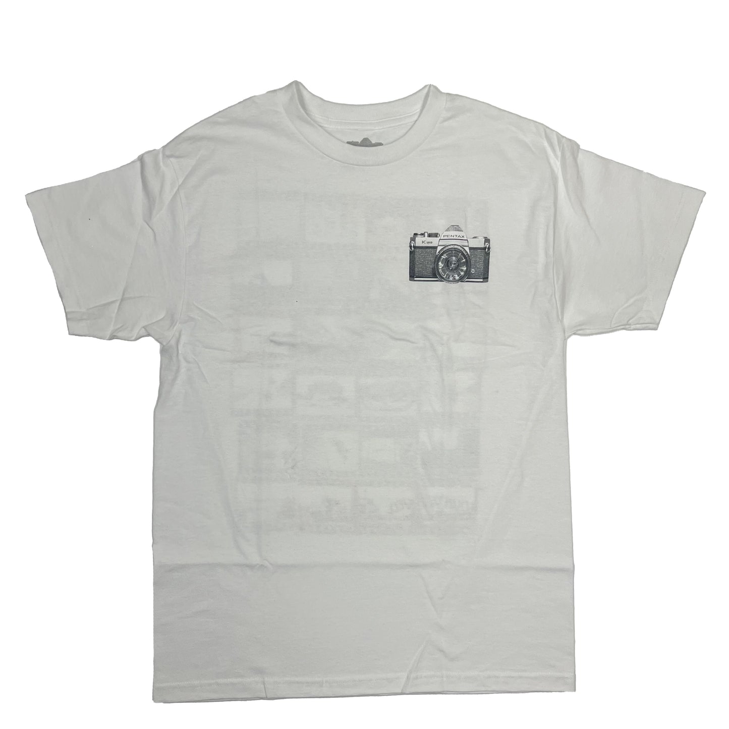 Stelly X Dunwell - Camera - Tee - White