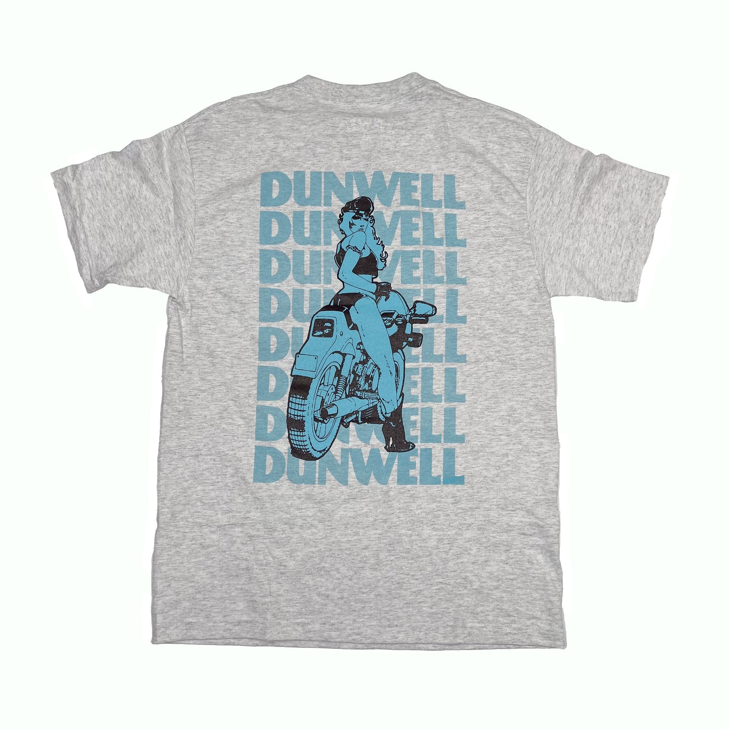 Standard fit . Biker Chick Tee . Ash