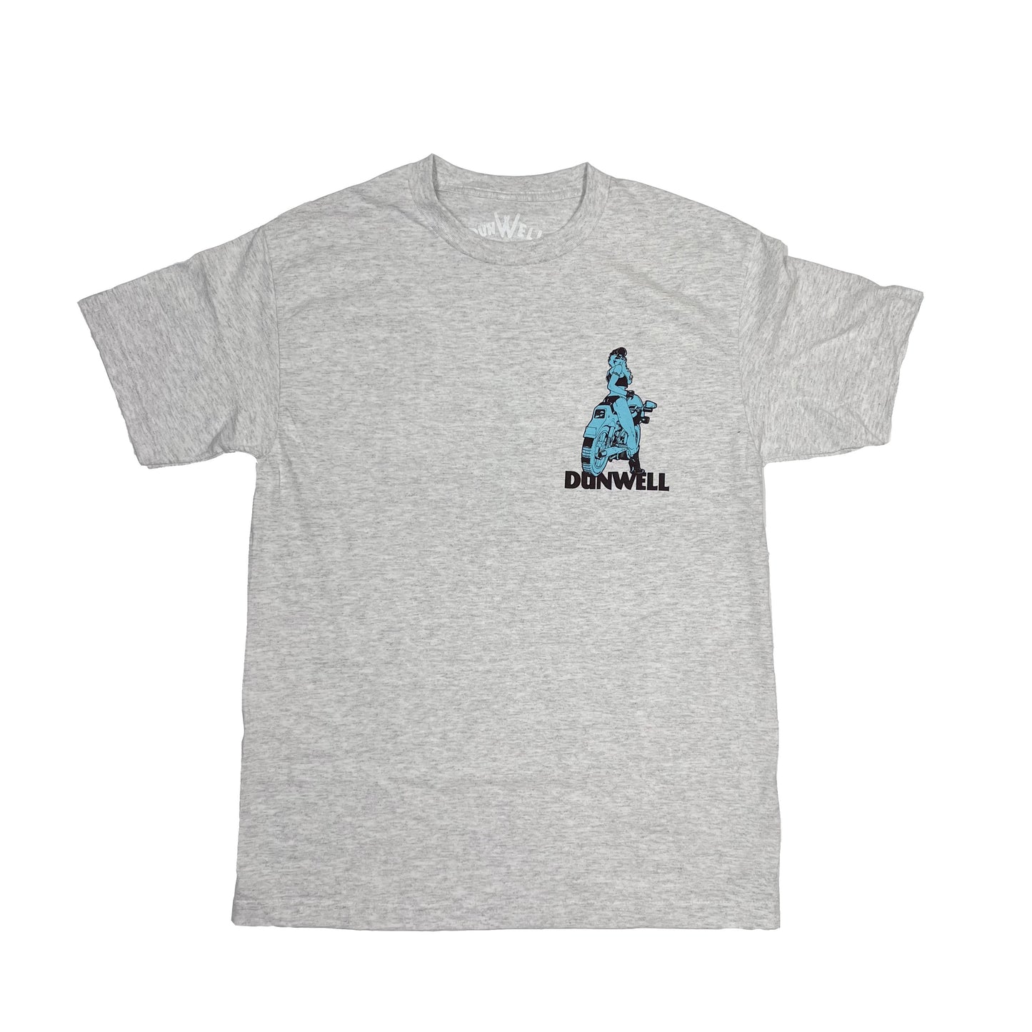 Standard fit . Biker Chick Tee . Ash