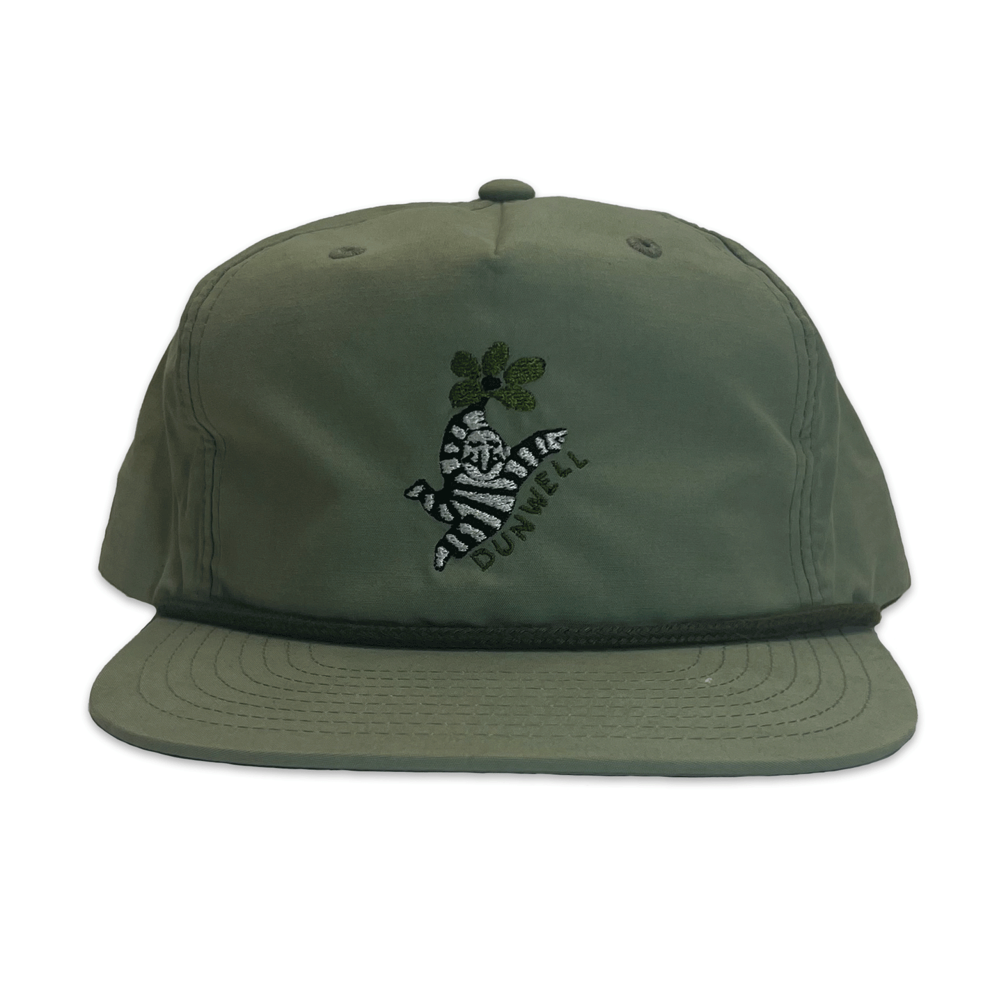 Flower Man. Hat. Green/Green.