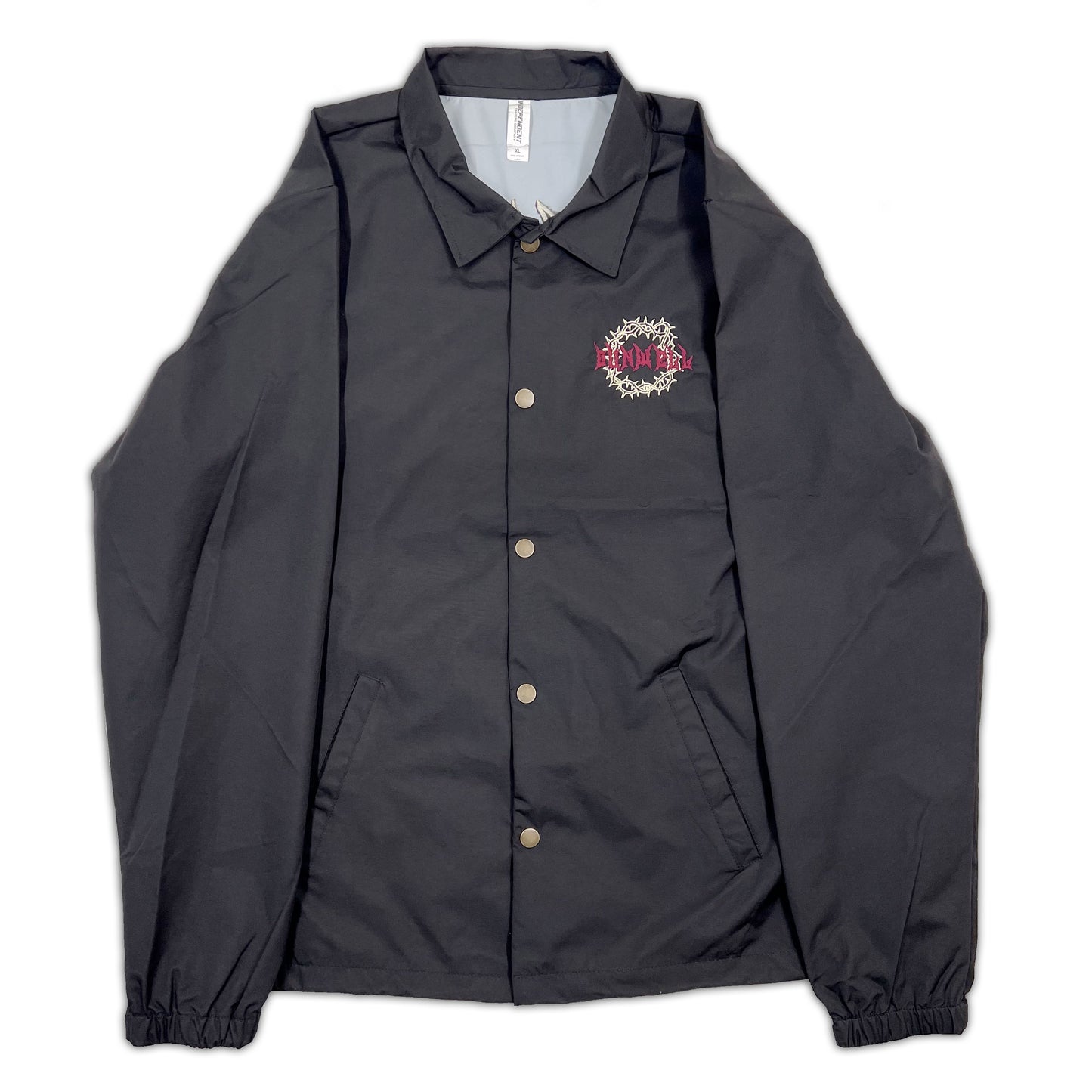 Thorns. WInd-Breaker. Black/Red/ Burgandy