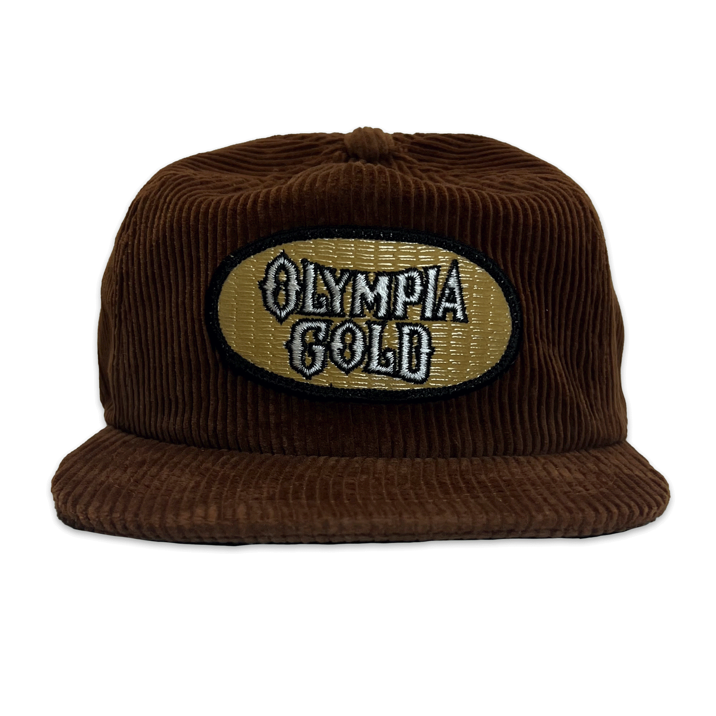 Olympia Gold. Corduroy Hat. Brown