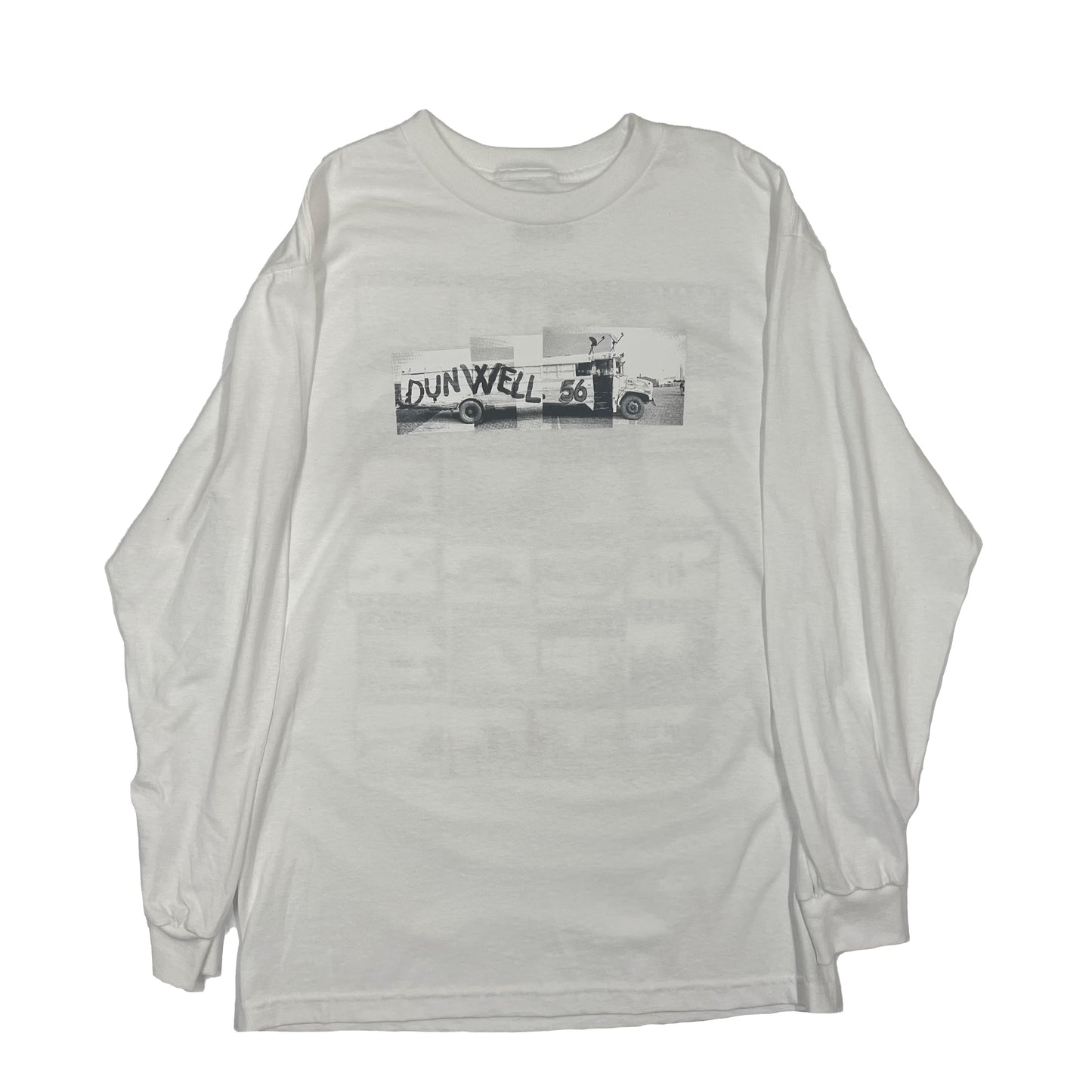 Stelly X Dunwell - Bus - Longsleeve - White