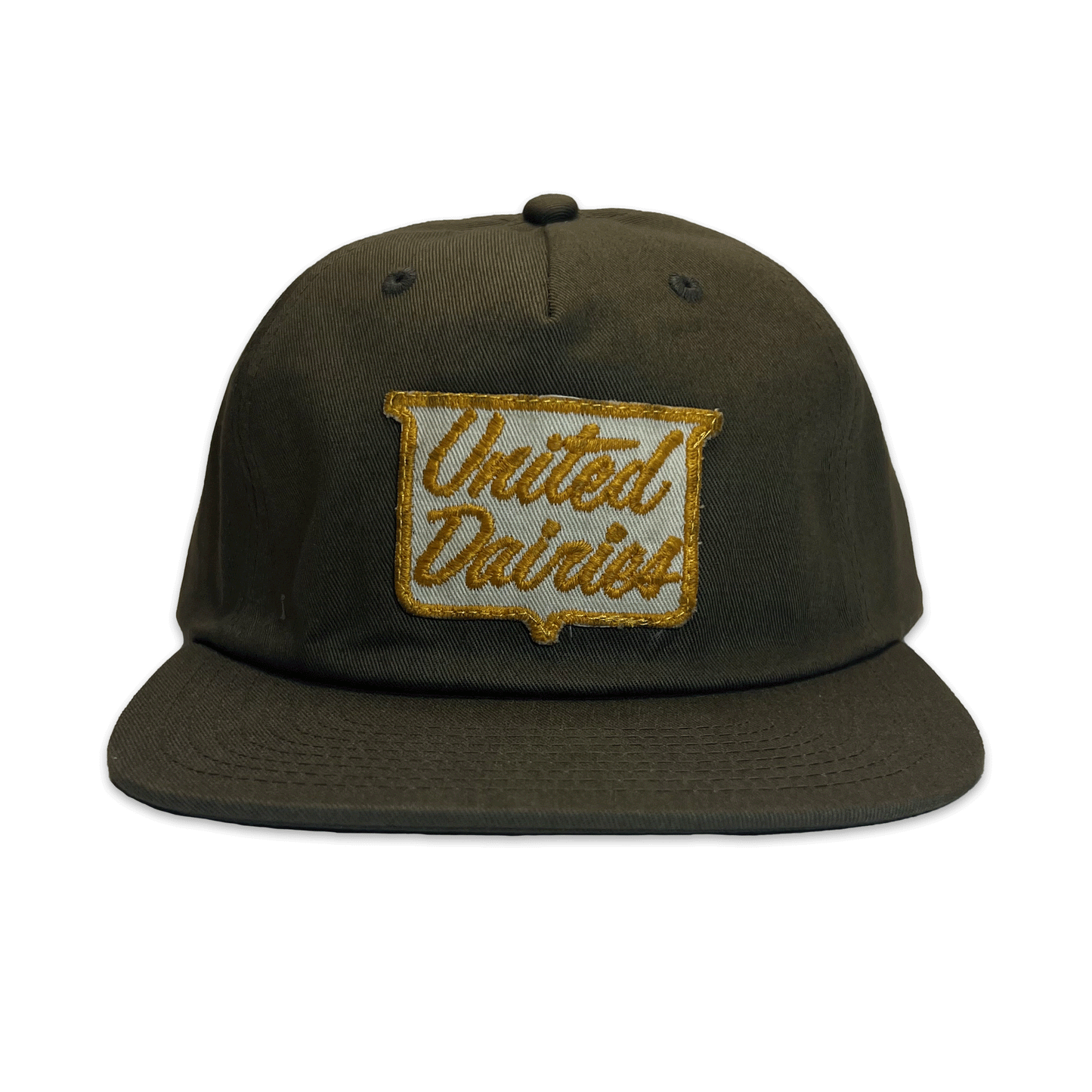 United Dairies. Hat. Army Green.