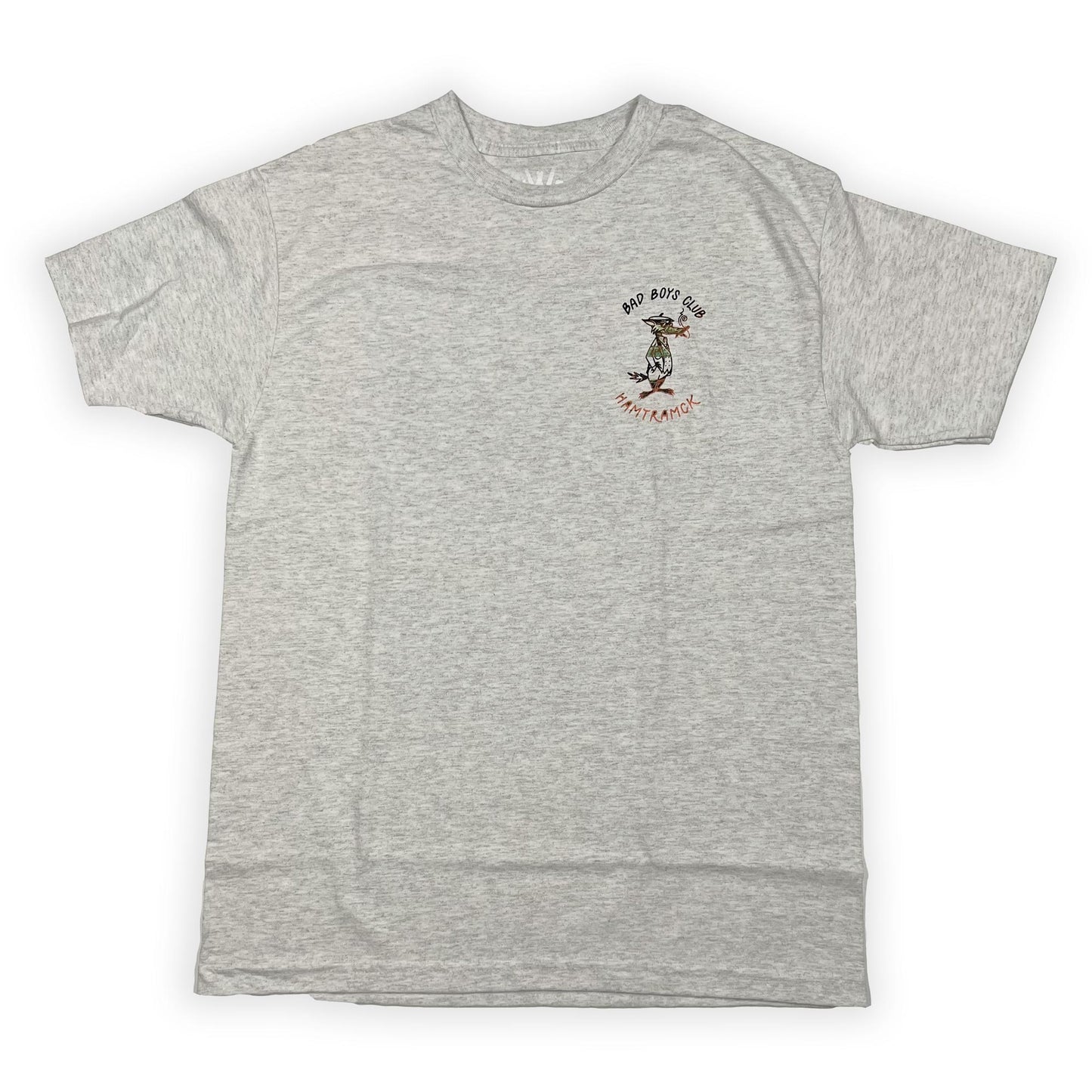 Standard Fit . Bad Boys x Evan Hutchings Tee . Ash Grey