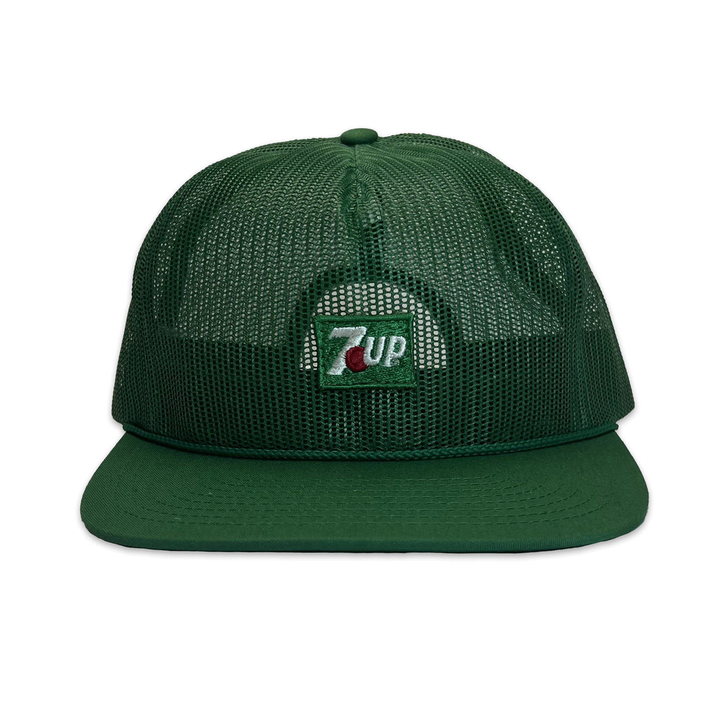 7-UP. Full Mesh Hat. Green.