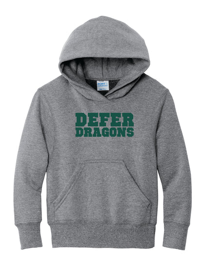 Defer - Dragon Elementary Hooded Sweatshirt - Youth