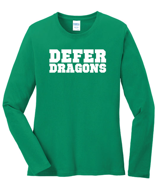 Dragon Elementary Long Sleeve Women's Tee