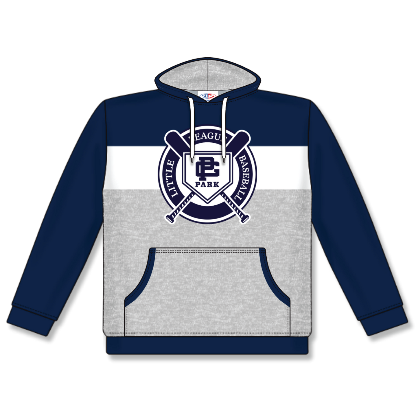 GPPLL STRIPED LOGO HOOD