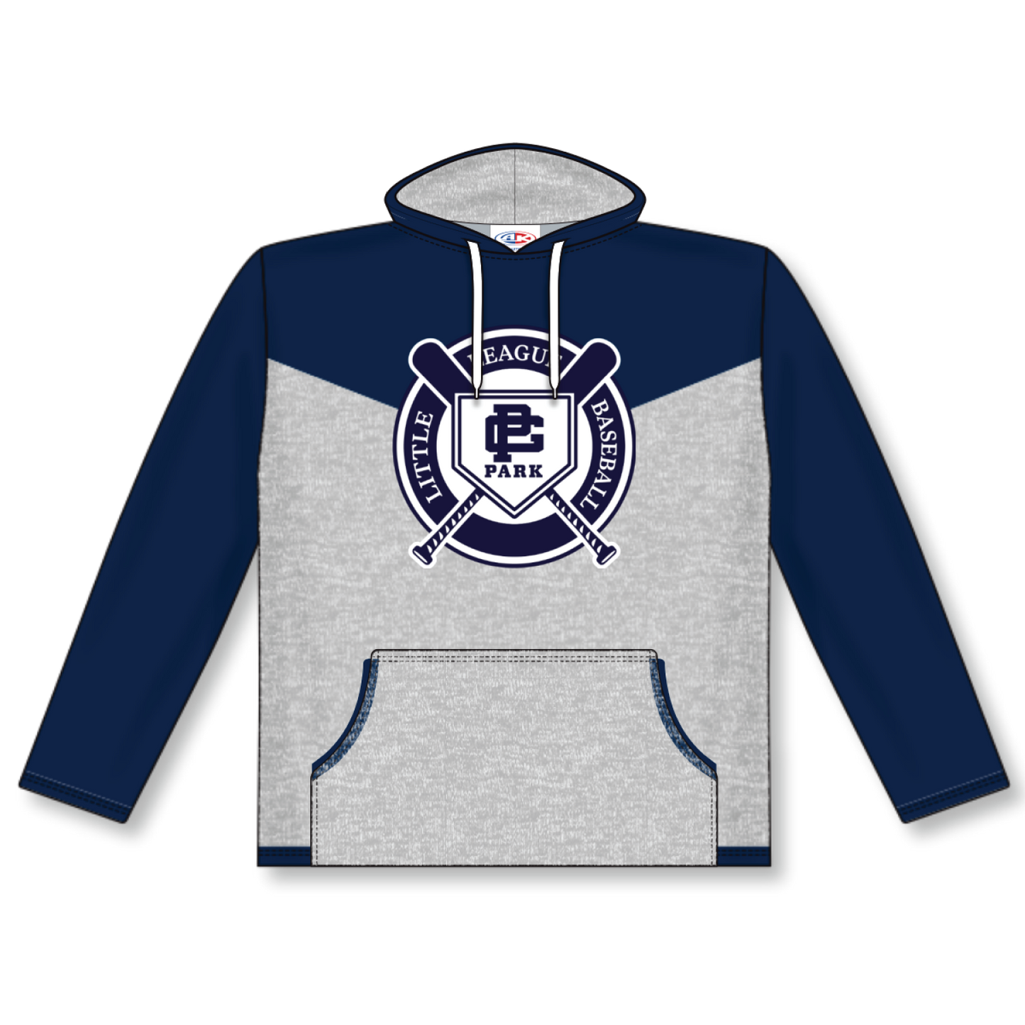 GPPLL TWO TONE LOGO HOOD