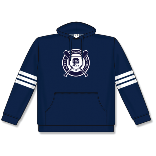 GPPLL STRIPE LOGO HOOD