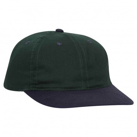 6 Panel Snapbacks - Green/Navy (QTY: 21)