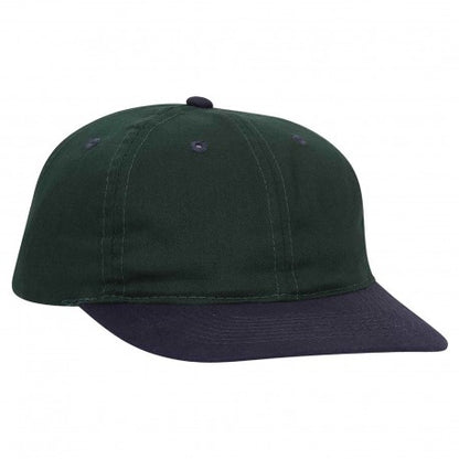 6 Panel Snapbacks - Green/Navy (QTY: 21)