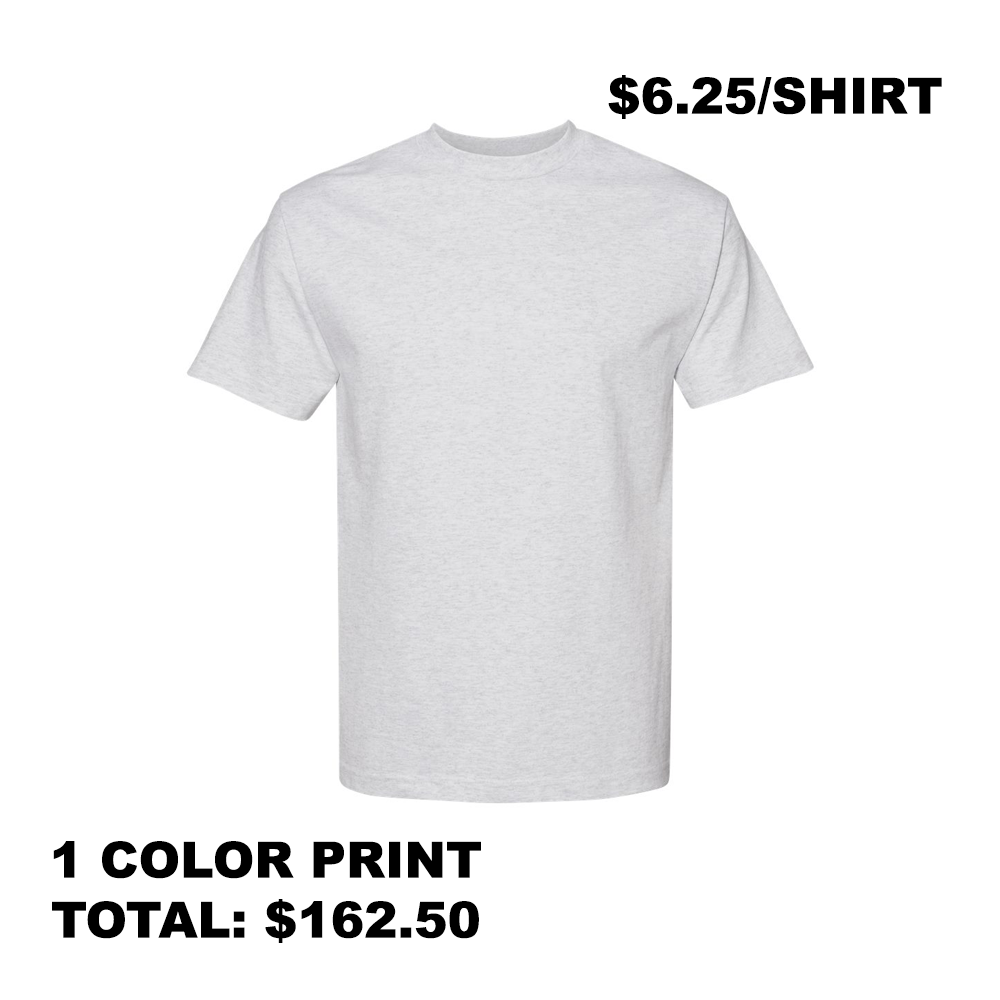 American Apparel Shirts - Ash Gray (QTY: 26)