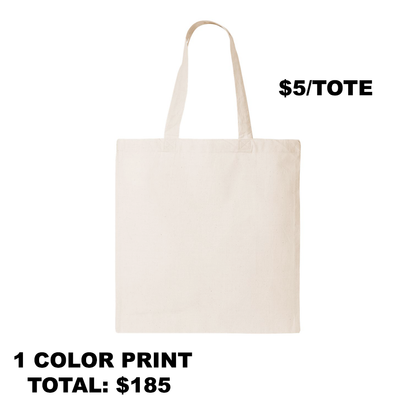 Natural Tote Bag (QTY: 37)