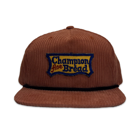 Champion And Bread. Corduroy Hat. Burnt Orange.