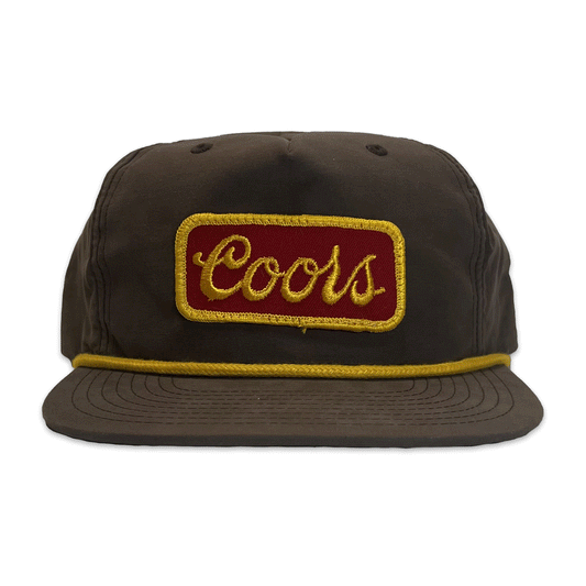Coors. Hat. Brown/Gold/Red