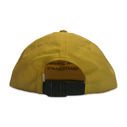 Bull-cap. hat. Yellow/Burgandy