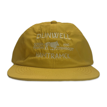 Bull-cap. hat. Yellow/White
