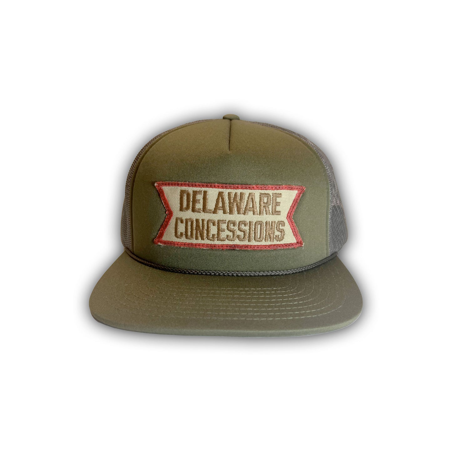 Delaware Concessions. Hat. Green/Brown.