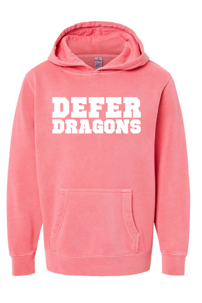 Defer Dragons Pigment Dye Hood - Youth