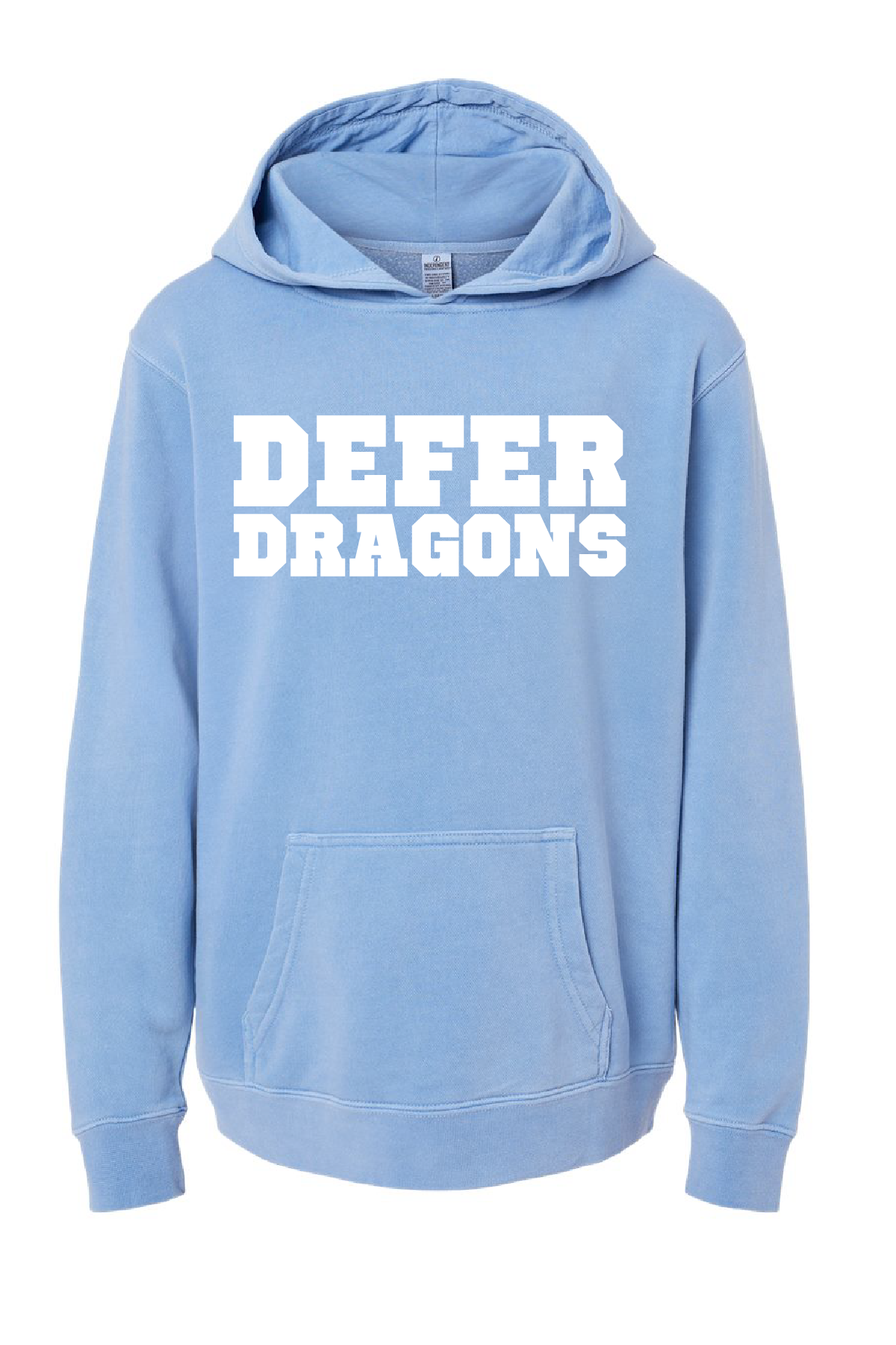 Defer Dragons Pigment Dye Hood - Youth