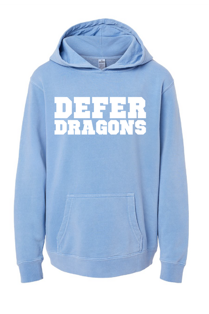 Defer Dragons Pigment Dye Hood - Youth