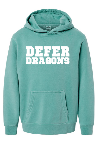 Defer Dragons Pigment Dye Hood - Youth