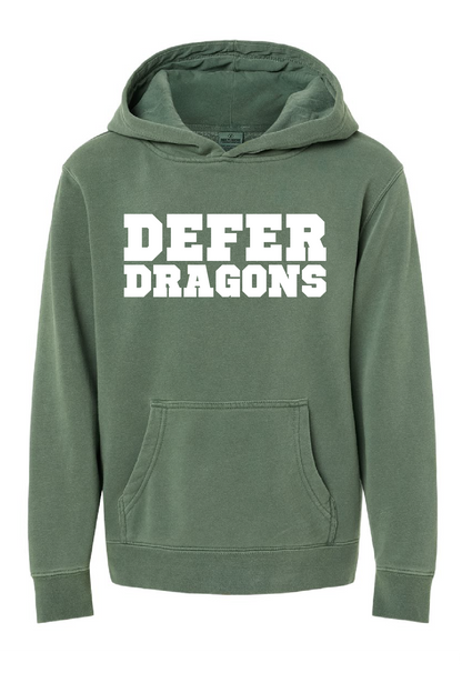 Defer Dragons Pigment Dye Hood - Youth