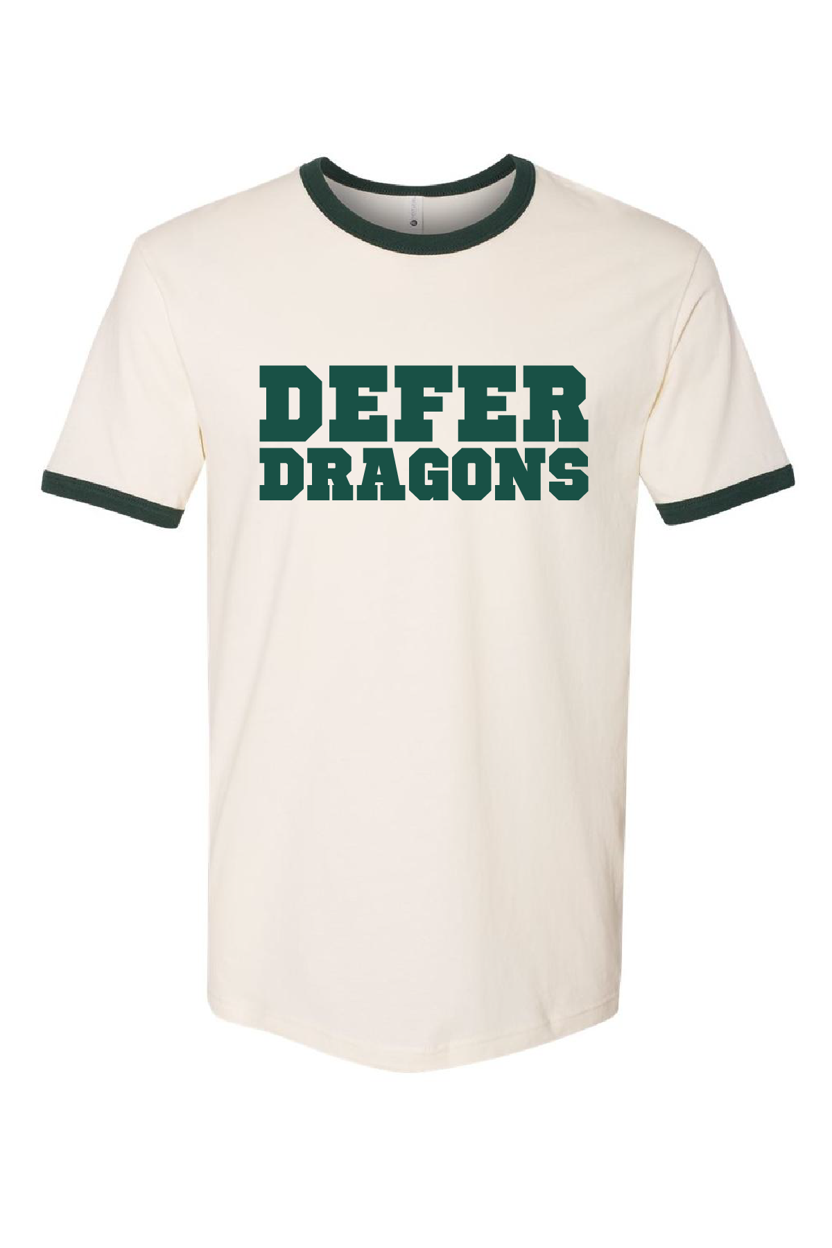 Defer Dragon Elementary Ringer Tee - Adult