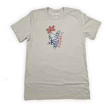 Load image into Gallery viewer, Premium Fit . Flower Man Tee . Dust
